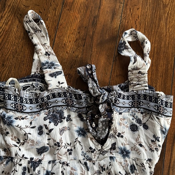 Knox Rose Blue Paisley Sleeveless Flowy Maxi dress - Picture 5 of 5